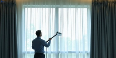 Commercial drapes cleaning service ninderry hotels offices