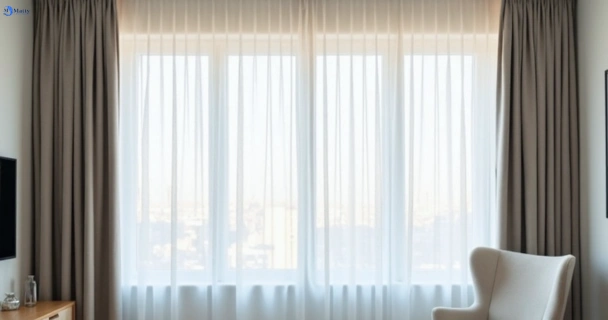 Restored vibrant drapes in ninderry QLD after Matty Curtain Cleaning